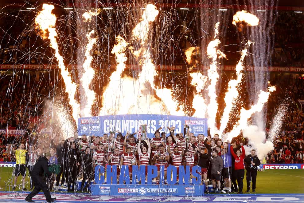 Wigan are ready to put their Betfred Super League title on the line (Richard Sellers/PA)