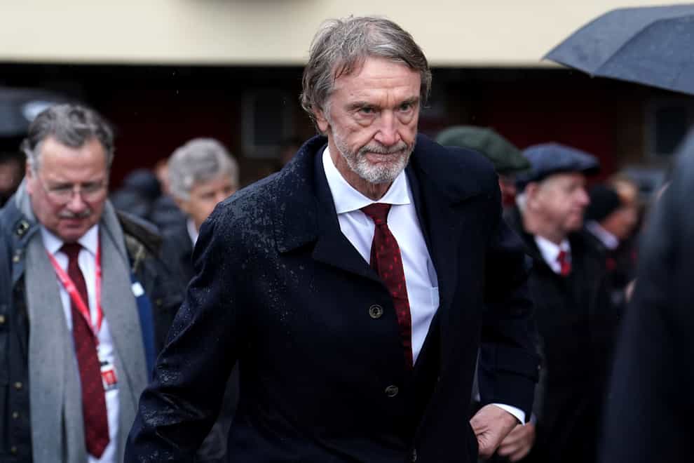 Sir Jim Ratcliffe after the memorial service for the victims of the 1958 Munich Air Disaster at Old Trafford, Manchester. Today is the 66th anniversary of the Munich Air Disaster, which claimed 23 lives, including eight players.