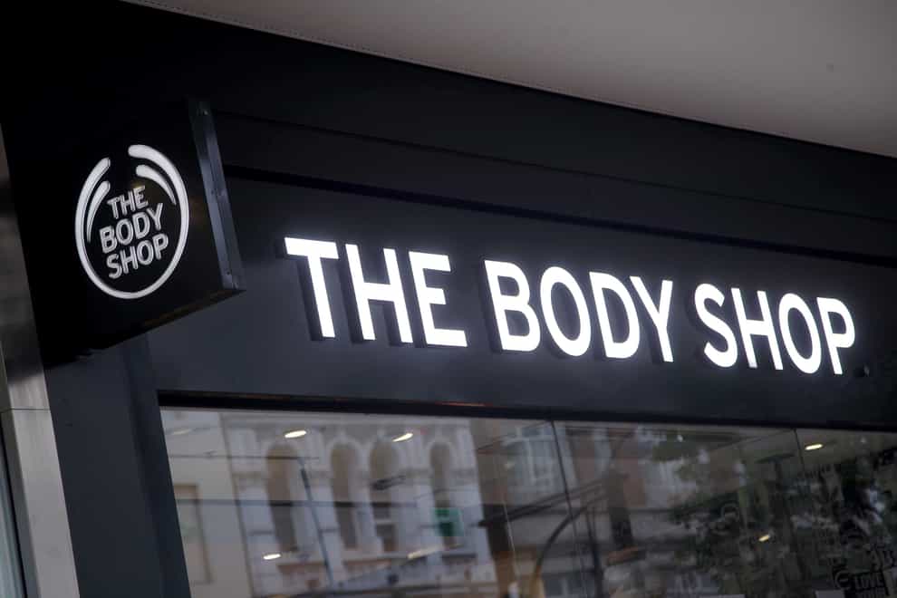 A branch of The Body Shop on Oxford Street, central London (PA)