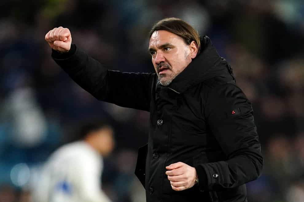 Leeds manager Daniel Farke was delighted with his side’s 4-0 victory at Swansea (Nick Potts/PA)