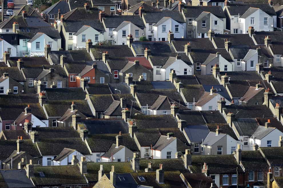 The typical house price in December 2023 was £285,000, the Office for National Statistics said (Gareth Fuller/PA)