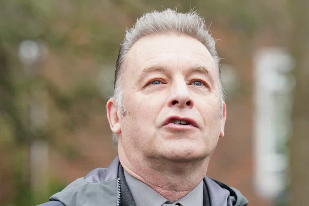 Presenter Chris Packham speaking outside Isleworth Crown Court, west London, ahead of the trial of Cressida Gethin (Jonathan Brady/PA)
