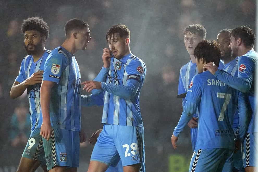 Coventry snatch last-gasp point at Plymouth (Adam Davy/PA)