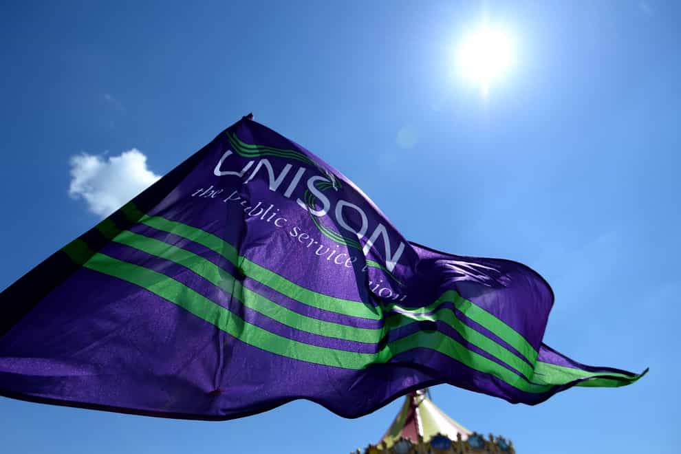 Unison announced a strike will take place later this month (PA)