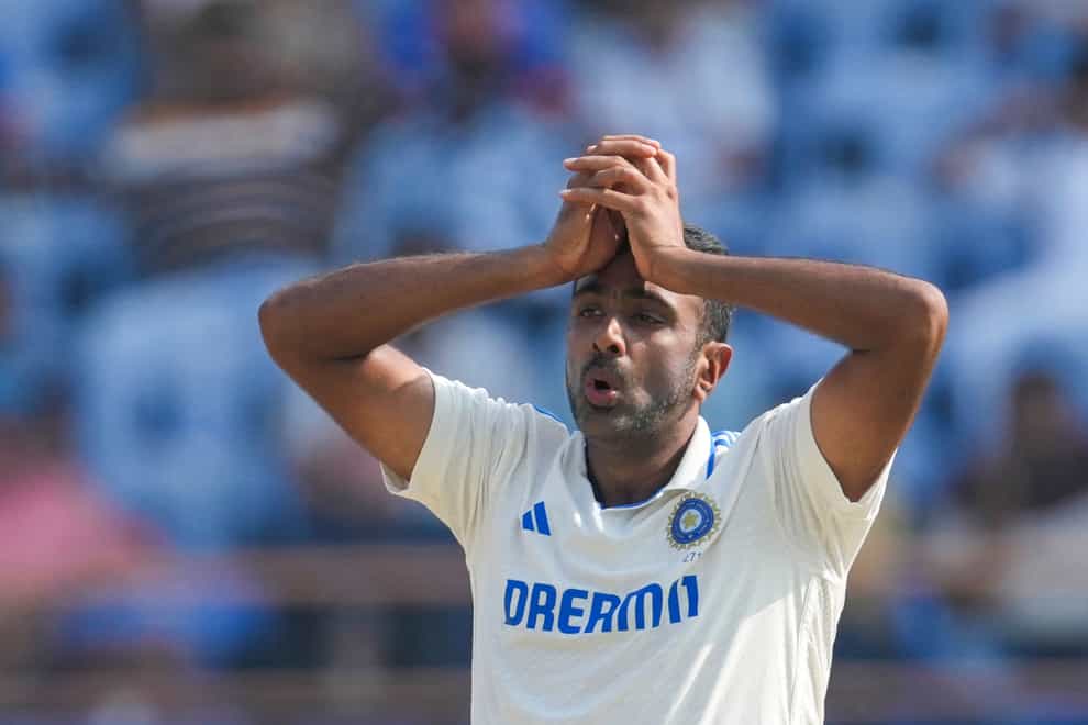 Ravichandran Ashwin has pulled out of India’s Test squad (Ajit Solanki/AP)