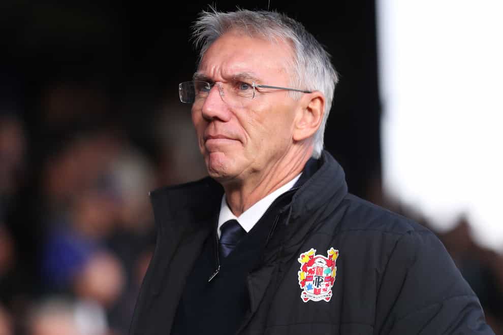 Tranmere manager Nigel Adkins beamed about the win over Stockport (Tim Markland/PA)