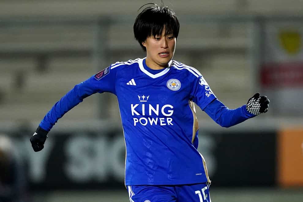 Japan midfielder Saori Takarada was on target for Leicester (Mike Egerton/PA)