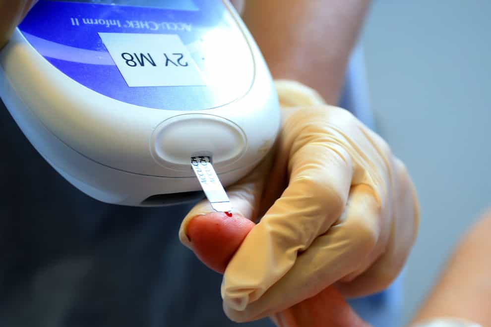 Type 2 diabetes can lead to serious complications without treatment (Peter Byrne/PA)