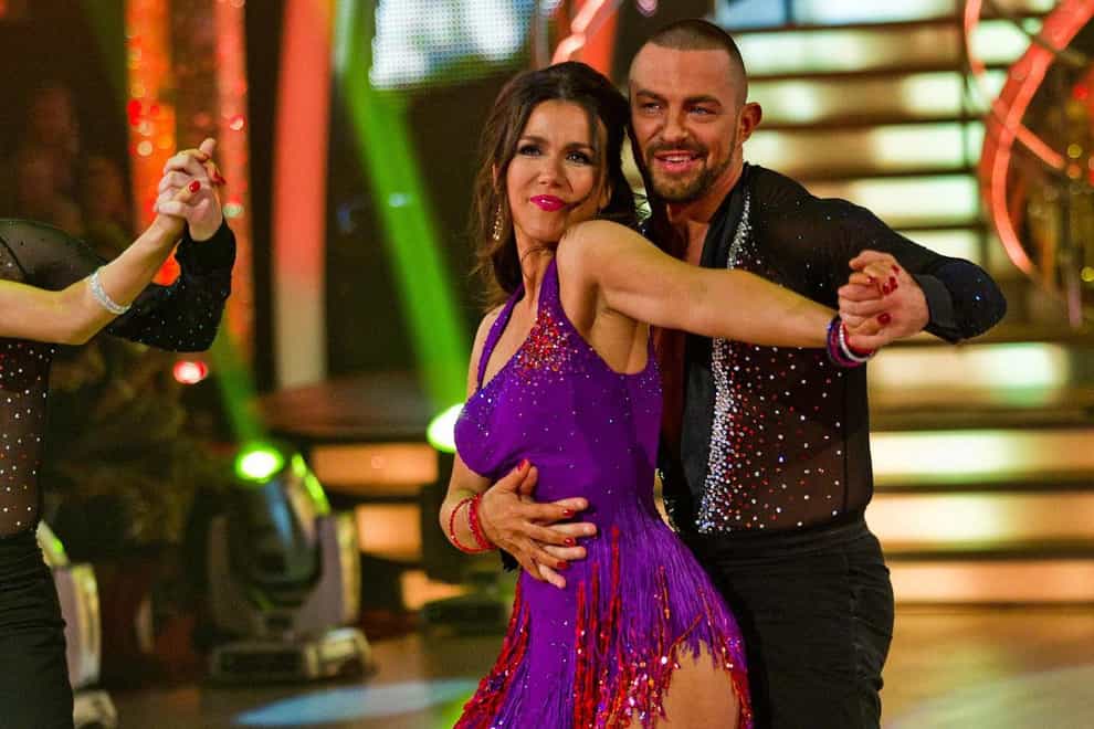 Susanna Reid and Robin Windsor performing on Strictly Come Dancing for Children in Need (Guy Levy/BBC/PA)