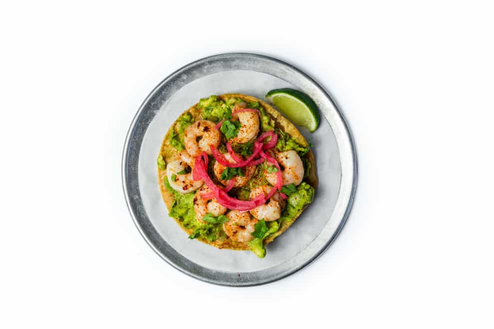 Danny Trejo’s shrimp tostada (Ed Anderson/PA)
