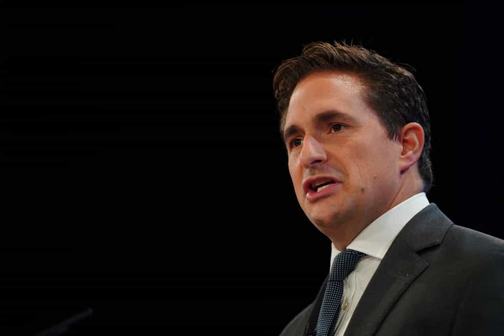 Minister for veterans’ affairs Johnny Mercer continued his evidence to the inquiry on Wednesday (Peter Byrne/PA)