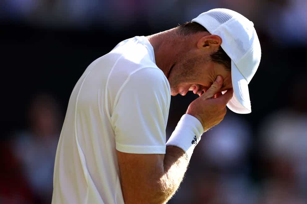 Andy Murray lost in three sets to Jakub Mensik (Steven Paston/PA)