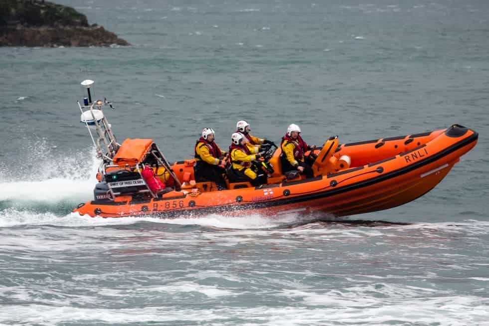 The Kyle RNLI lifeboat went to the scene (RNLI/Andrew MacDonald/PA)