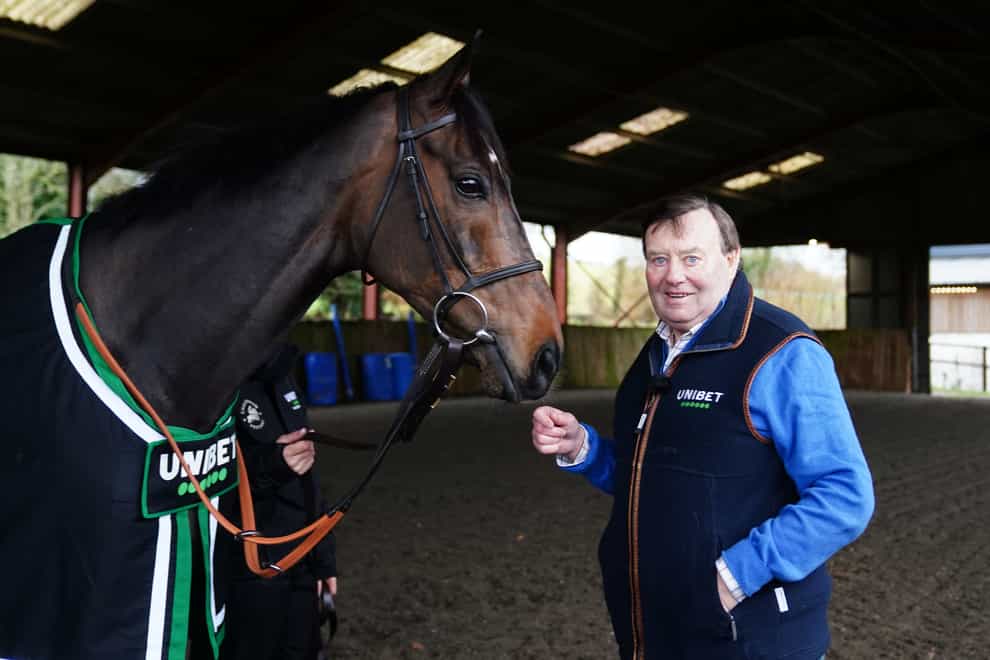 Nicky Henderson with Constitution Hill (David Davies/PA)