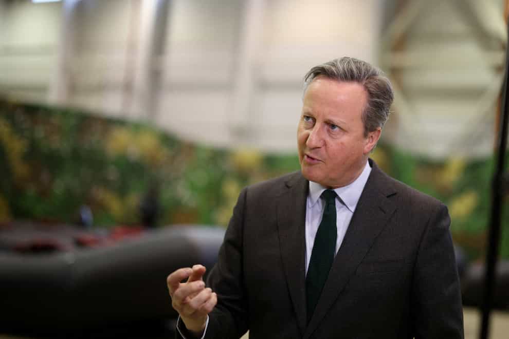 Foreign Secretary Lord David Cameron branded Putin a ‘neo-imperial bully’ (Stoyan Nenov/PA)