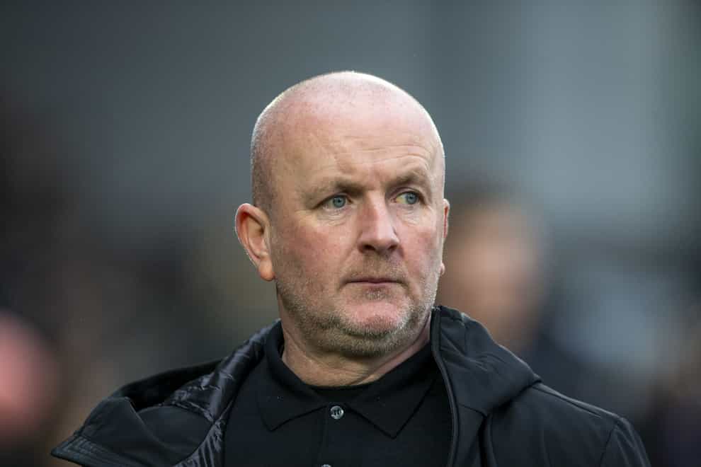Livingston manager David Martindale suffered a late blow (Robert Perry/PA)