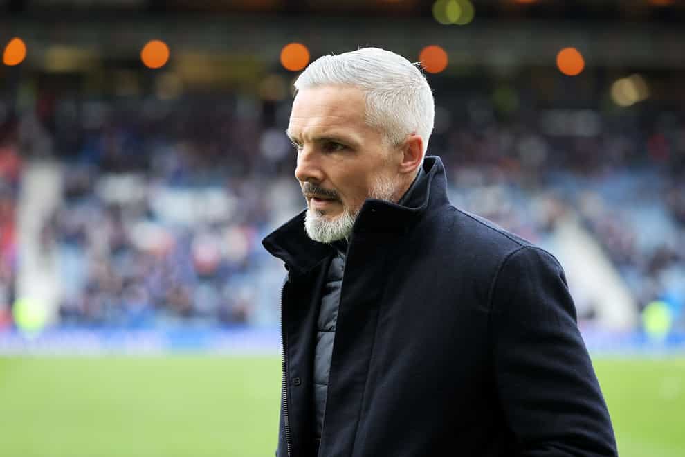 Jim Goodwin’s Dundee United are now top of the cinch Championship on goal difference alone (Steve Welsh/PA)