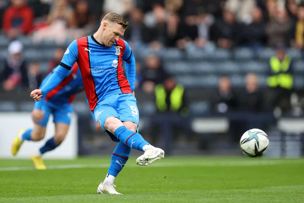 Inverness captain Billy McKay missed a penalty against Dunfermline (Steve Welsh/PA)