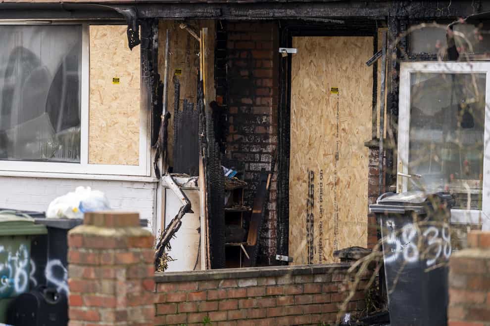 A man and a woman have been charged with murder after a 49-year-old man was found dead following a house fire in Streatham, south London (Jordan Pettitt/PA)