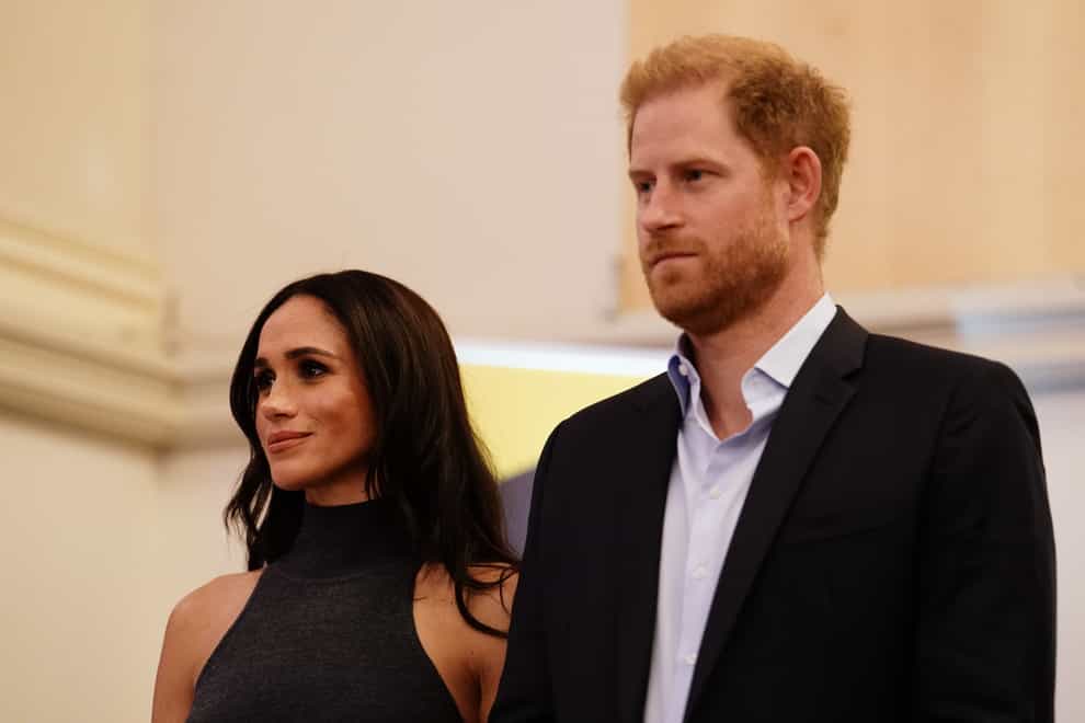 A vehicle carrying the Duke and Duchess of Sussex was pursued by paparazzi (Jordan Pettitt/PA)