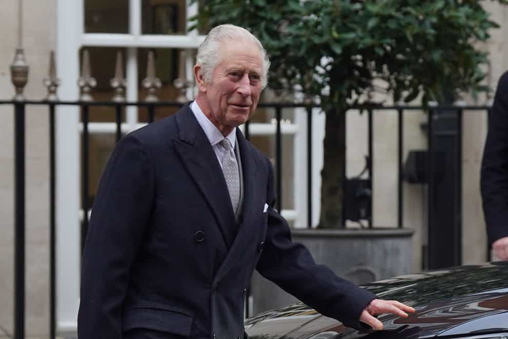 The King carried out duties behind the scenes on Wednesday (Lucy North/PA)