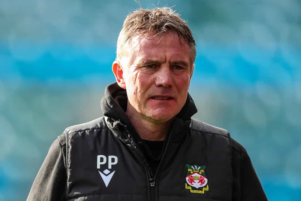 Wrexham manager Phil Parkinson hailed hat-trick hero Paul Mullin after the win over Accrington (Rhianna Chadwick/PA)