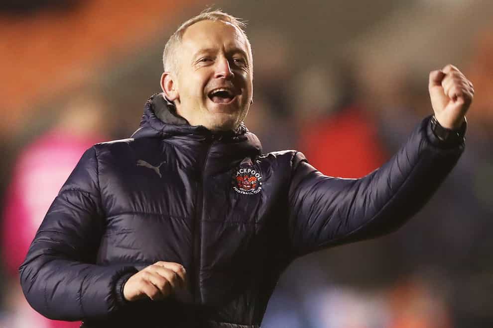 Blackpool manager Neil Critchley was pleased with a clean sheet against Shrewsbury (Tim Markland/PA)