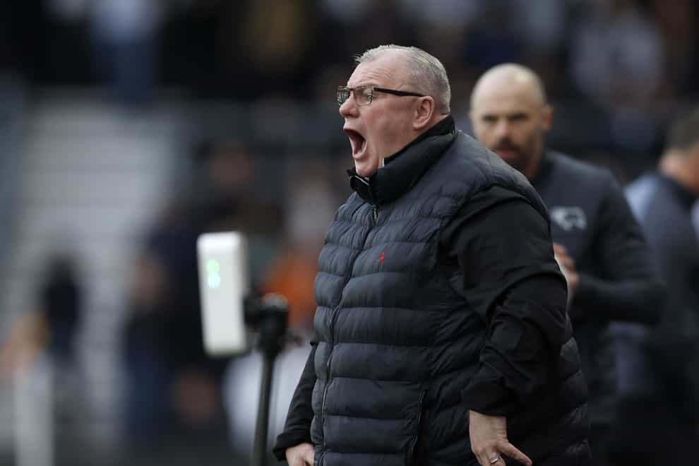 Steve Evans saw his side held by Lincoln (Nigel French/PA).