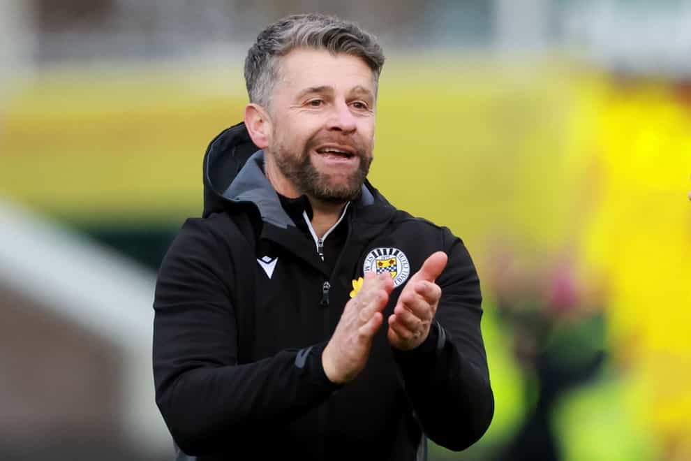 St Mirren manager Stephen Robinson praised his players for their perseverance after coming from behind to defeat Aberdeen (Steve Welsh/PA)