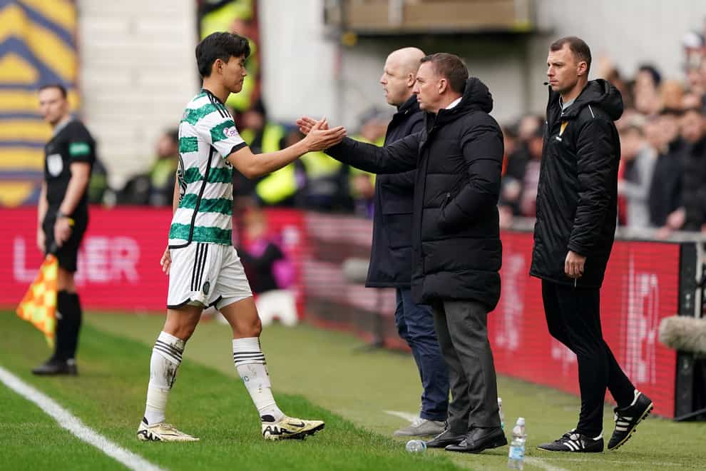 Yang Hyun-jun’s early red card proved costly for Celtic (Andrew Milligan/PA)