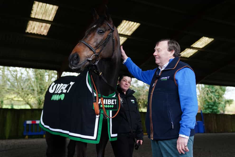 Trainer Nicky Henderson with Constitution Hill (David Davies/PA)
