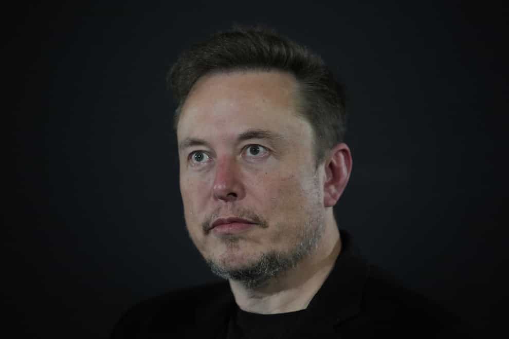 Mr Musk bought Twitter for 44 billion dollars, or 54.20 dollars per share, taking control in October 2022 (Kirsty Wigglesworth/PA)