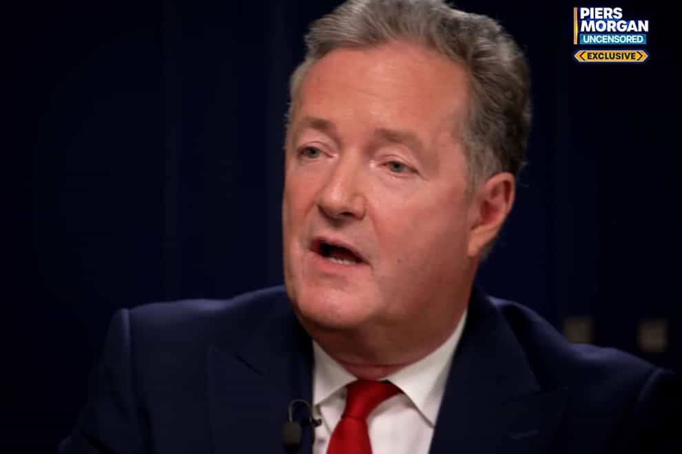 Piers Morgan left his daily TalkTV show to focus on the Uncensored YouTube channel (Piers Morgan Uncensored/TalkTV/PA)