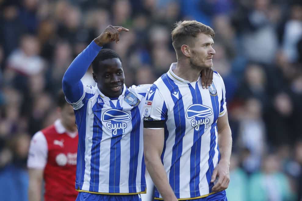 Djeidi Gassama (left) scored the only goal of the game (PA)
