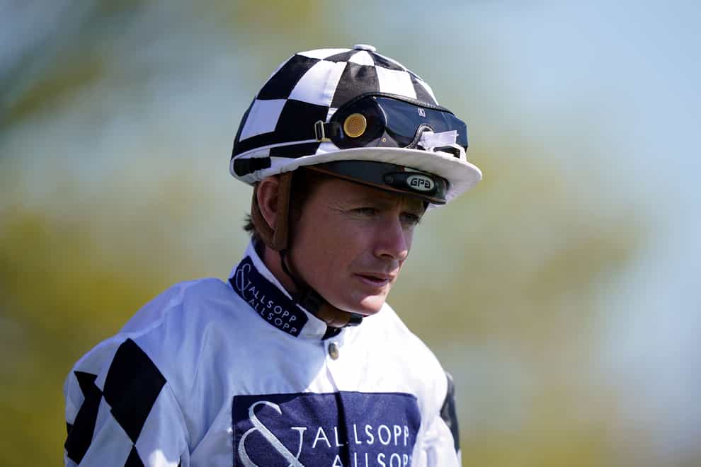 Jockey Kieran O’Neill on day two of the bet365 Craven Meeting at Newmarket Racecourse. Picture date: Wednesday April 19, 2023.