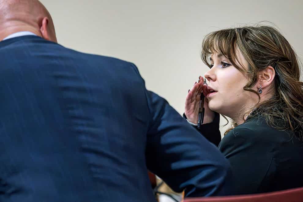 Hannah Gutierrez-Reed is on trial (Jim Weber/Santa Fe New Mexican via AP)