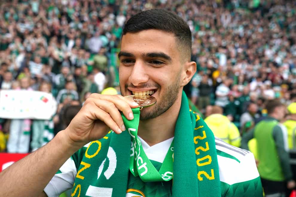 The Israel winger won five trophies with Celtic (Andrew Milligan/PA)