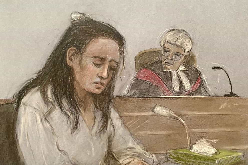 Constance Marten gave evidence at the Old Bailey, where she is on trial (Elizabeth Cook/PA)