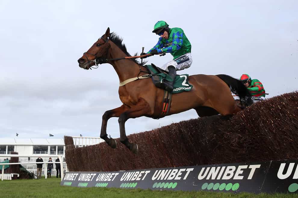 Ga Law in action at Cheltenham in January (Nigel French/PA)