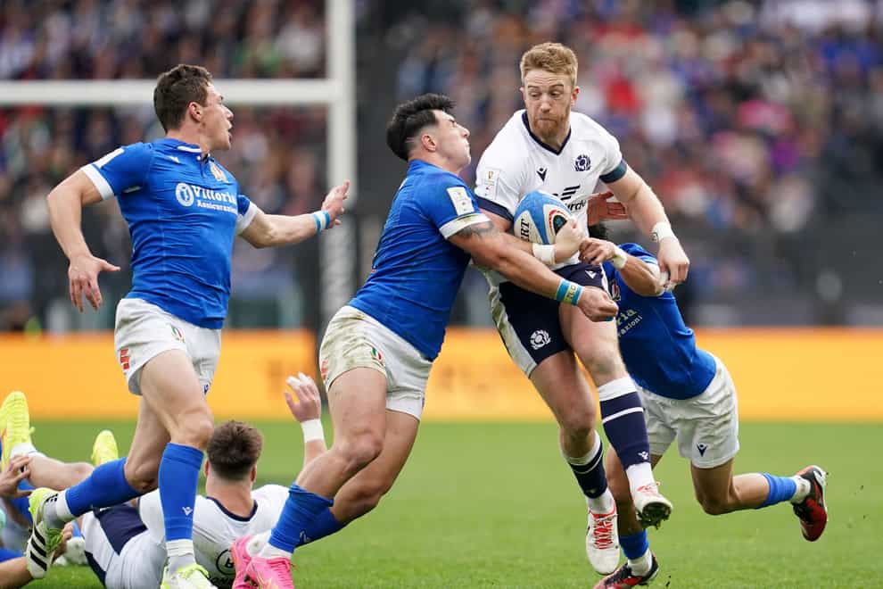 Italy edged out Scotland in Rome (Adam Davy/PA)