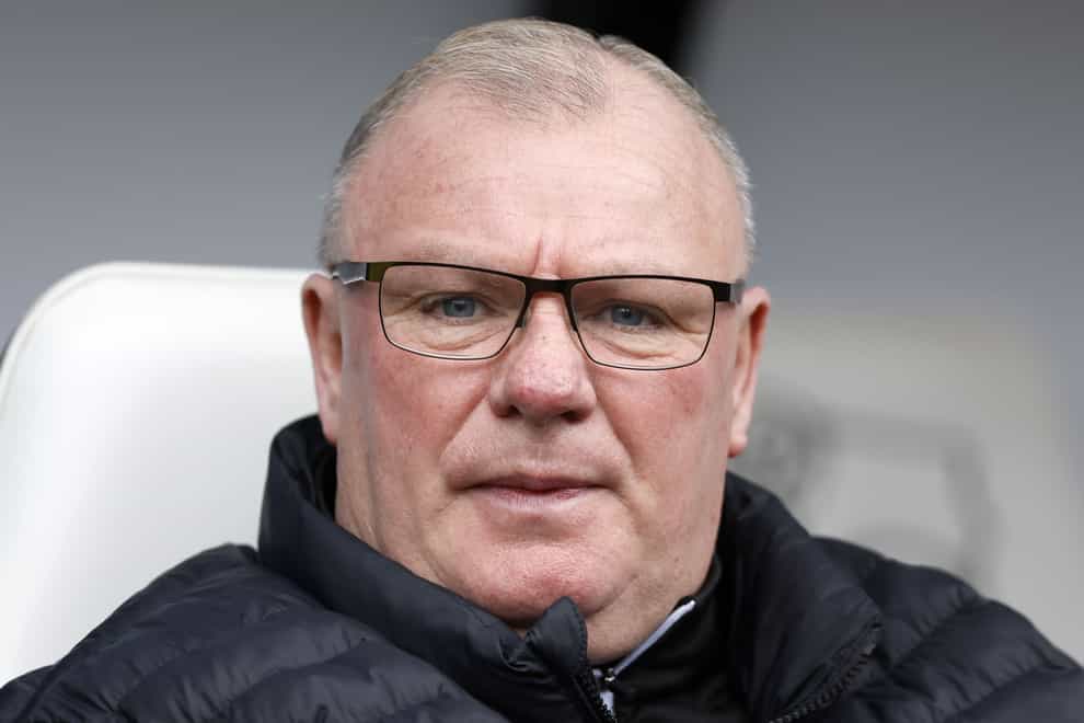 Stevenage manager Steve Evans saw his side held by Fleetwood (Nigel French/PA)