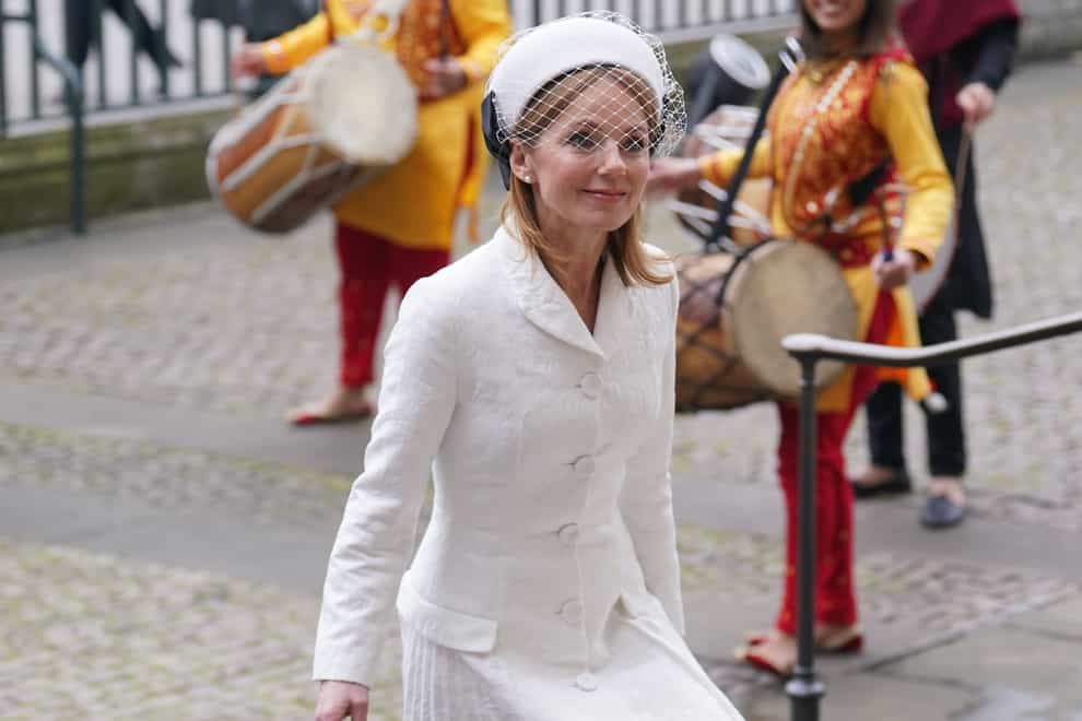 Geri Horner arrives for the annual Commonwealth Day Service at Westminster Abbey in London (Yui Mok/PA)