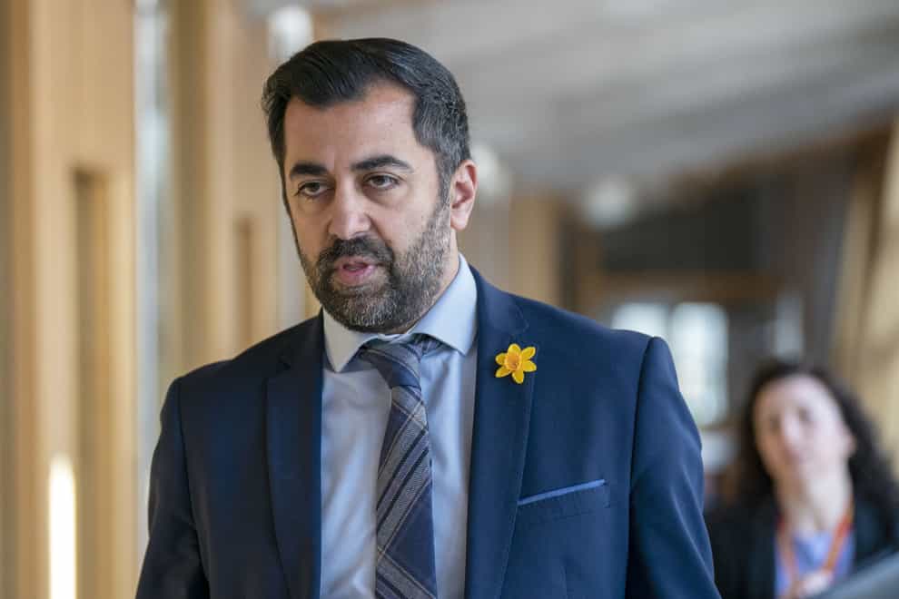 Humza Yousaf’s meeting took place on Monday evening (Jane Barlow/PA)