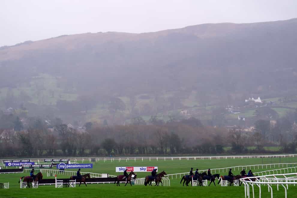 The ground at Cheltenham is soft, heavy in places for day one of the Festival (David Davies/PA)