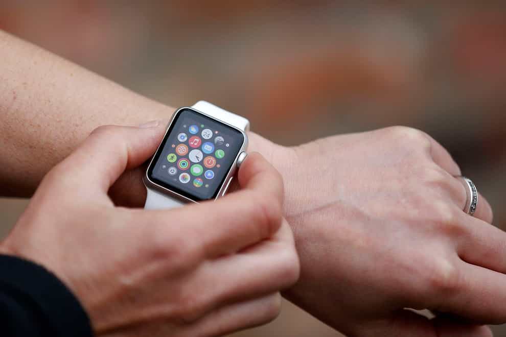 Donating data from devices such as Apple watches and Fitbits could ‘transform the way that we look at curing cancer’, a Conservative former minister said (Lynne Cameron/PA)