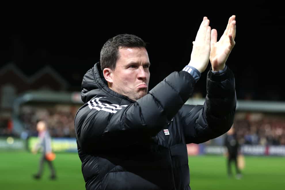 Gary Caldwell’s Exeter moved towards safety (Steven Paston/PA)
