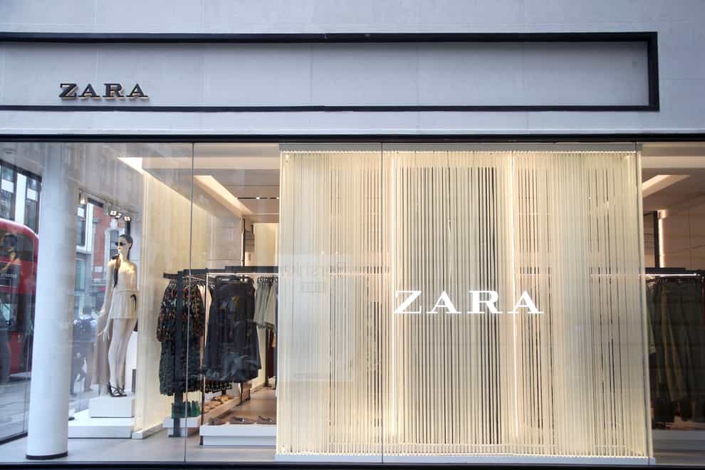 Zara owner Inditex has reported record annual sales (Yui Mok/PA)