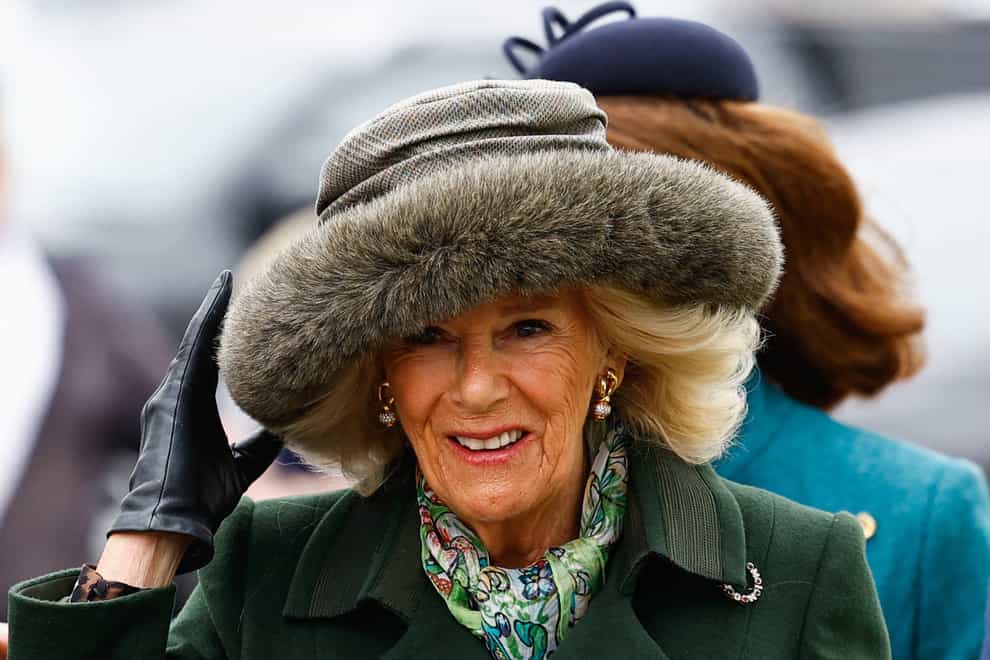 The Queen attends Style Wednesday on the second day of the Cheltenham festival (Pete Cziborra/PA)