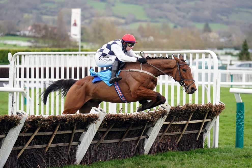 Ballyburn ridden by Paul Townend on their way to winning the Gallagher Novices’ Hurdle on day two of the 2024 Cheltenham Festival at Cheltenham Racecourse. Picture date: Wednesday March 13, 2024.