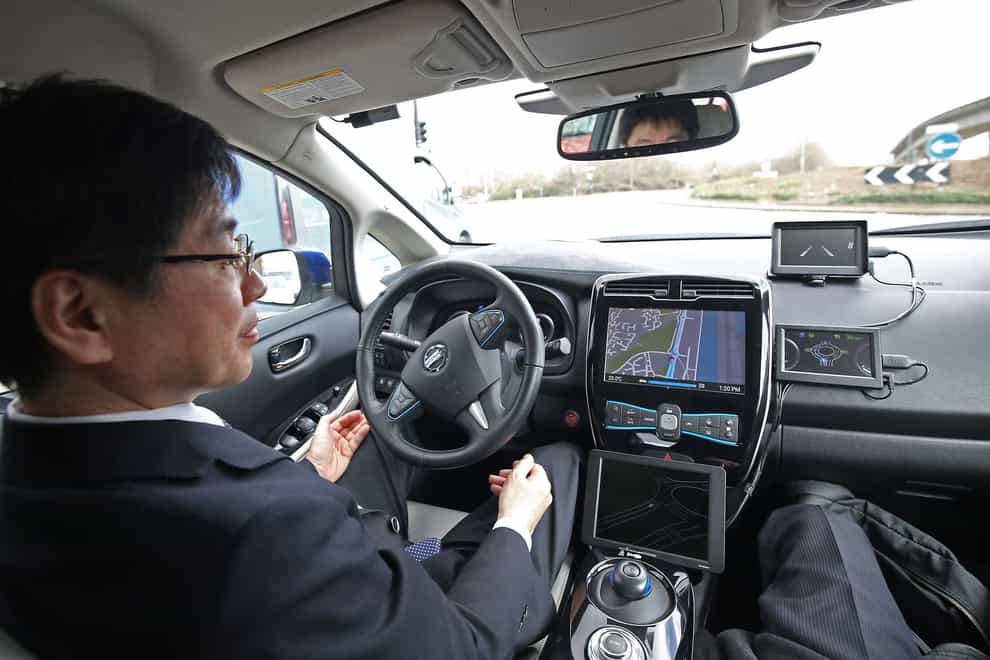 The deployment of self-driving cars on UK roads will be delayed by around four years unless legislation is passed in Parliament, an automotive body has warned (Philip Toscano/PA)